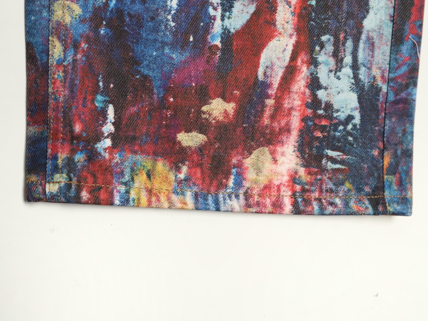 Acne Studios Oil Painted Graffiti Denim Trousers