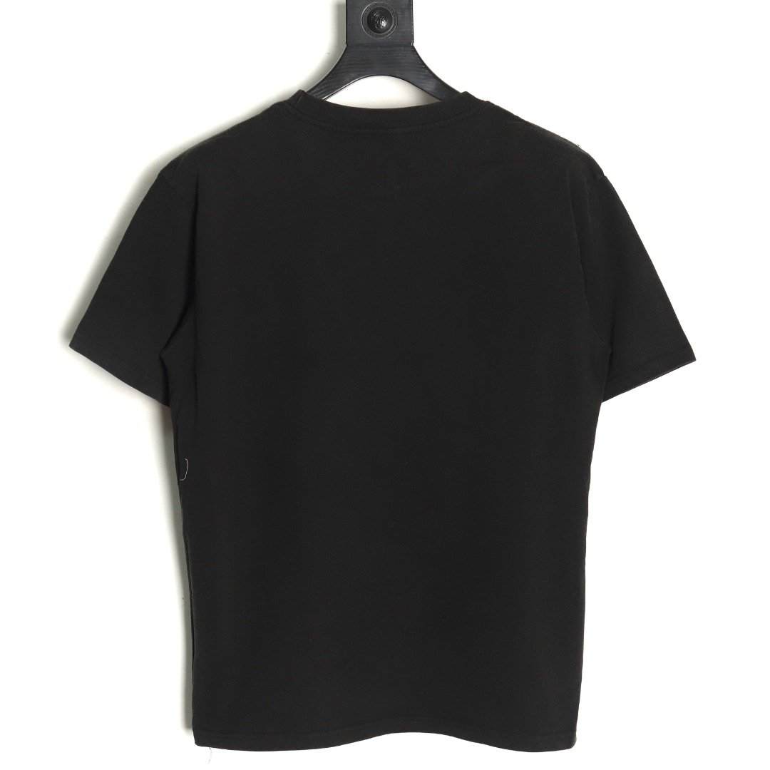 Ba*len*cia*ga graffiti art letter logo print short-sleeved t-shirt