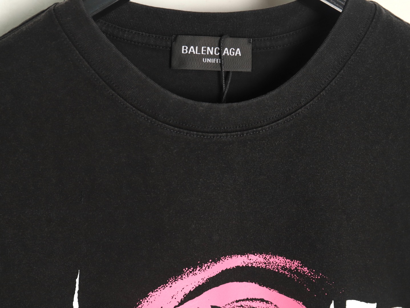 Ba*len*cia*ga graffiti art letter logo print short-sleeved t-shirt