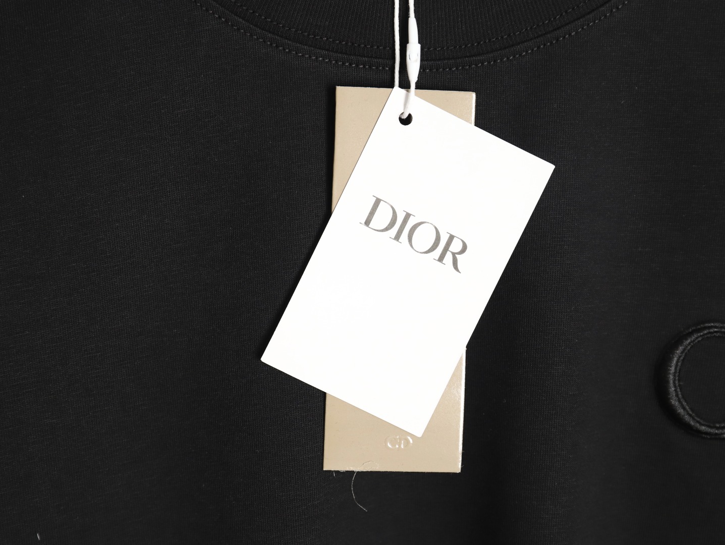 D*or classic cd embroidered letter short sleeve