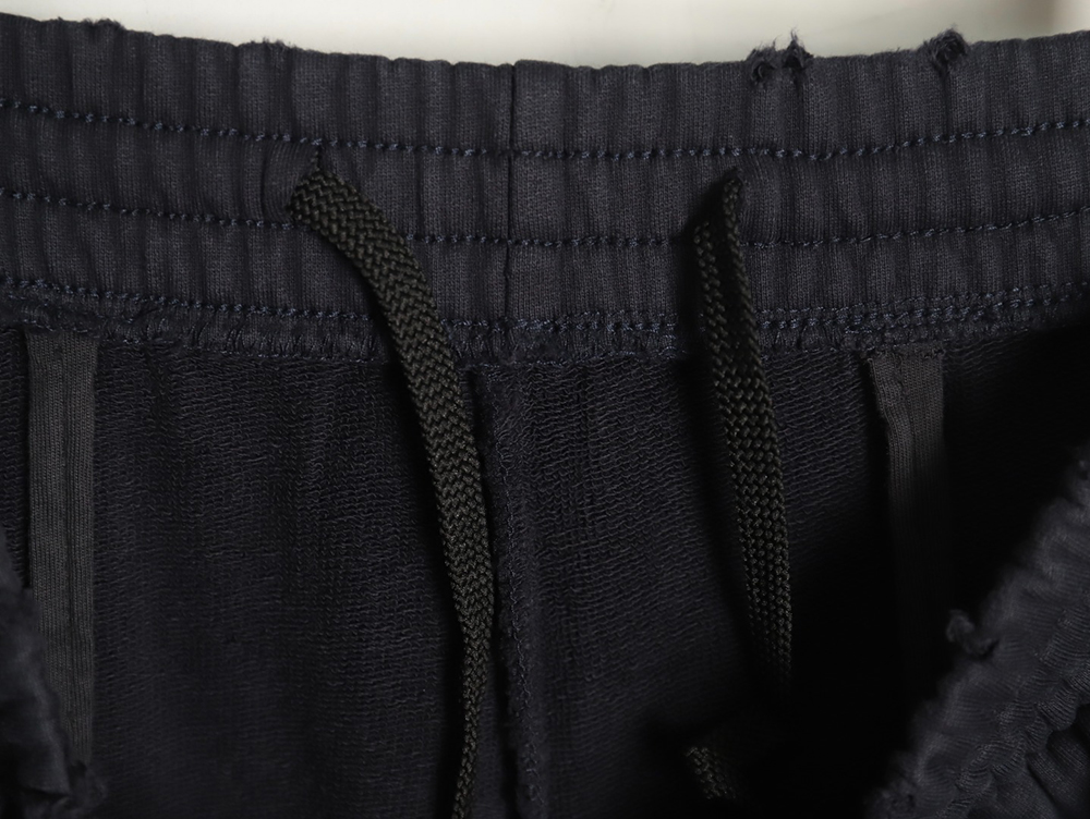 Ba*len*cia*ga heavyweight batik washed embroidered wide-leg trousers