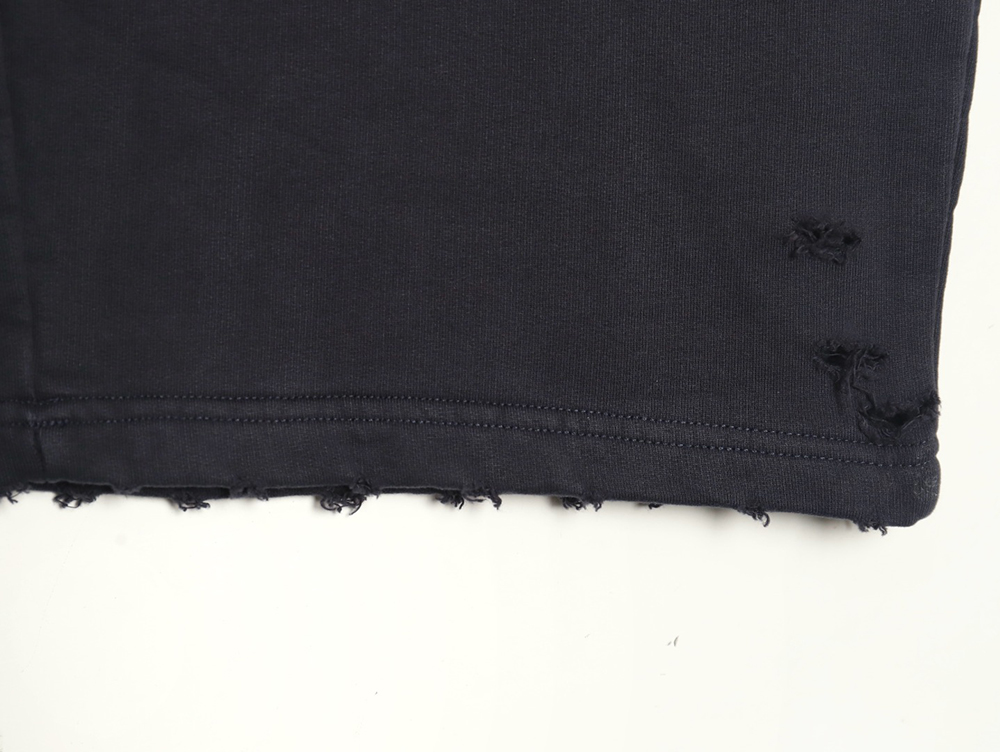 Ba*len*cia*ga heavyweight batik washed embroidered wide-leg trousers