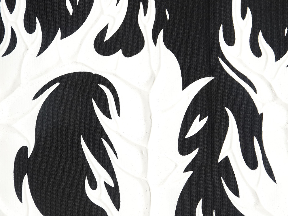 Ba*len*cia*ga flame double b letter print short sleeve tsk1