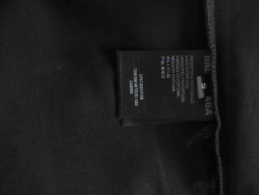 Ba*len*cia*ga flame double b letter print short sleeve tsk1