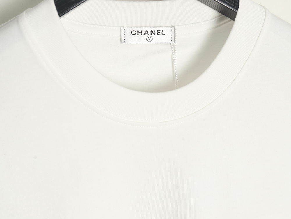 Ch*el woven embroidered short sleeves