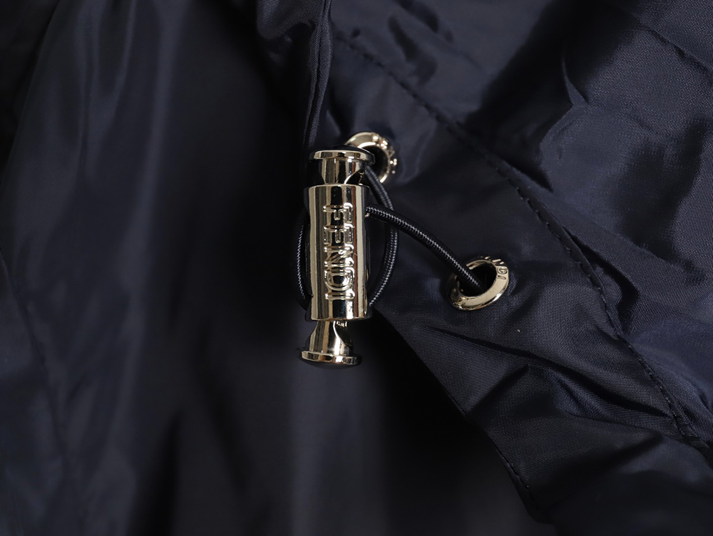 F**di badge hooded jacket