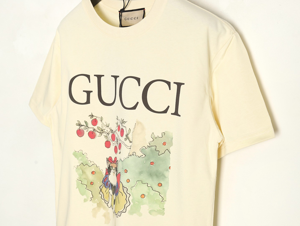 G*u*i funny cartoon print short sleeves tsk1