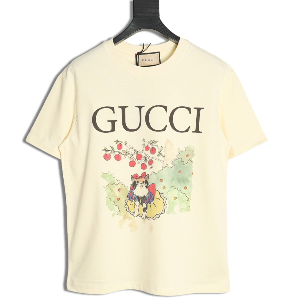 G*u*i funny cartoon print short sleeves tsk1