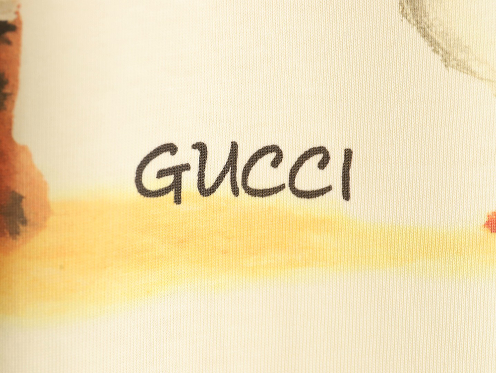 G*u*i funny cartoon print short sleeves tsk2