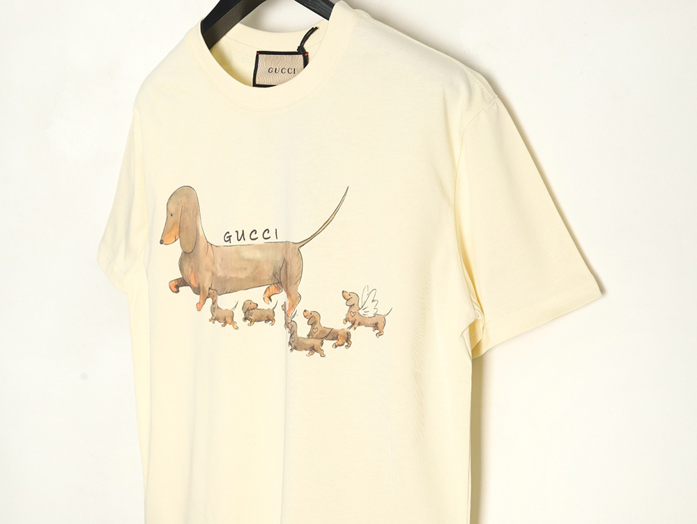 G*u*i funny cartoon print short sleeves tsk3