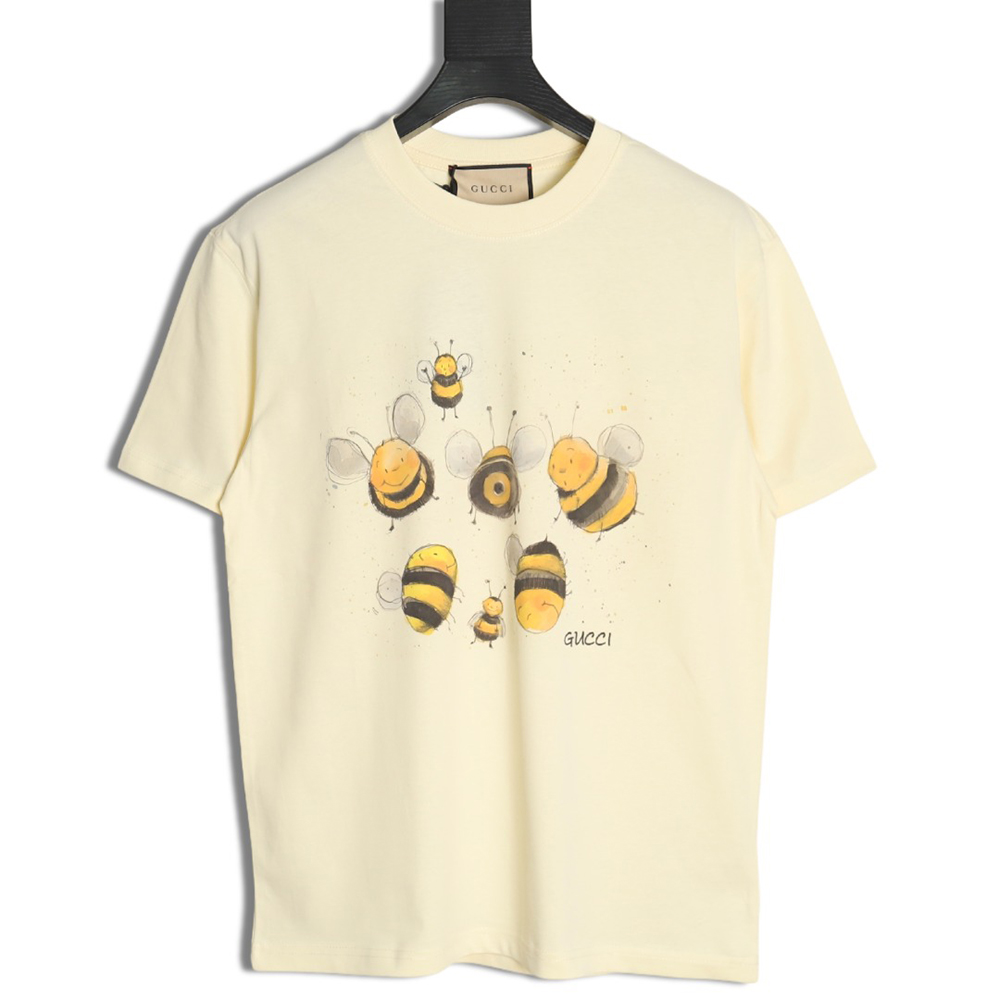 G*u*i funny cartoon print short sleeves tsk4