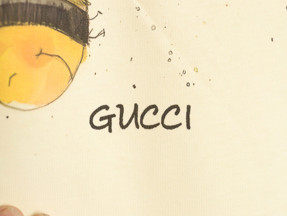 G*u*i funny cartoon print short sleeves tsk4