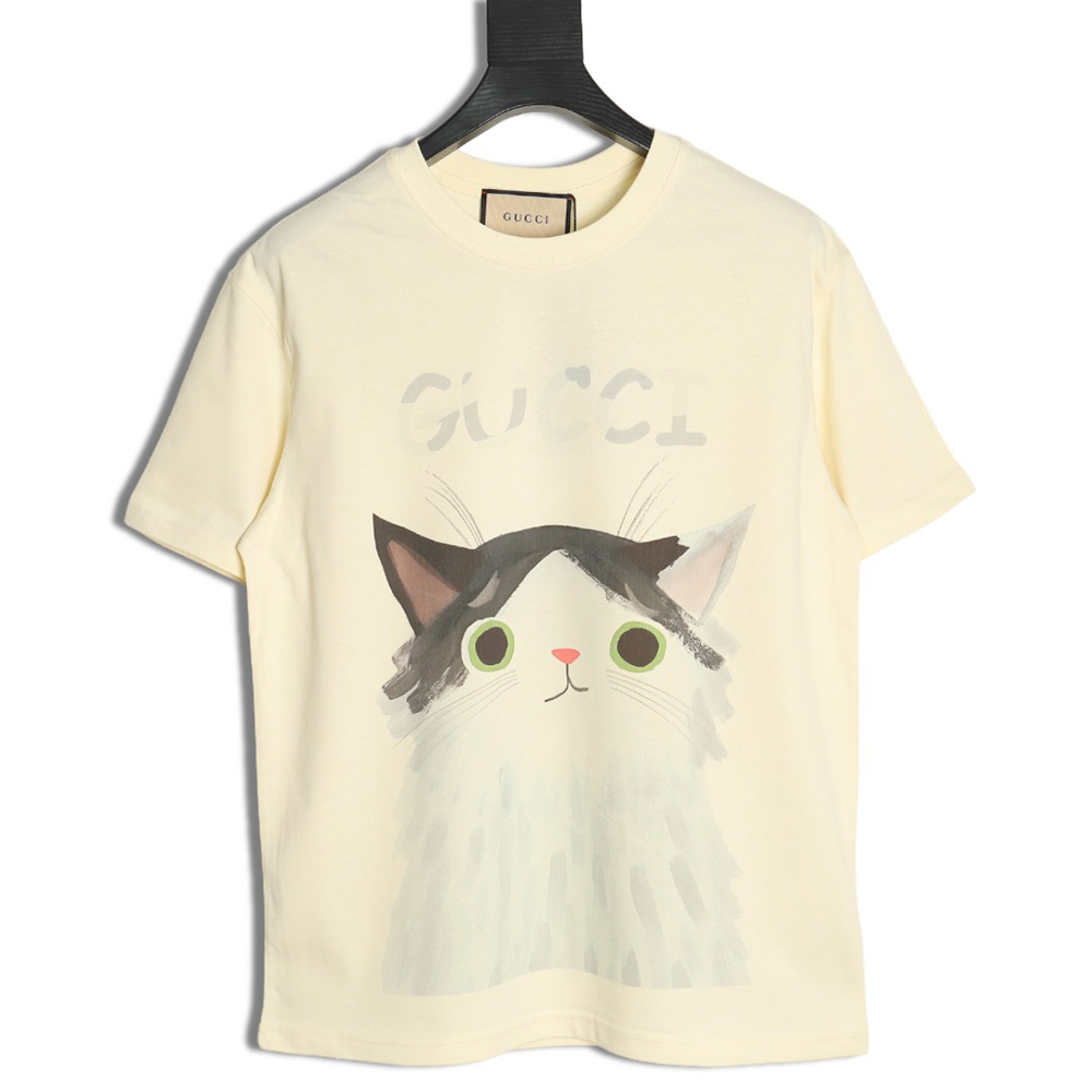 G*u*i funny cartoon print short sleeves tsk5