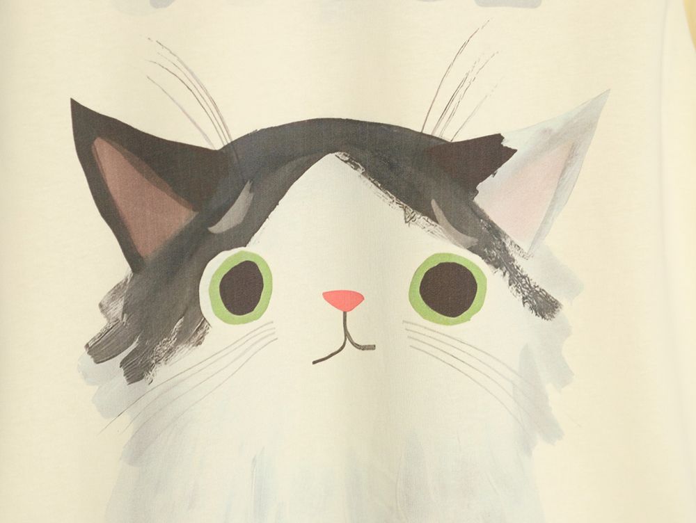 G*u*i funny cartoon print short sleeves tsk5