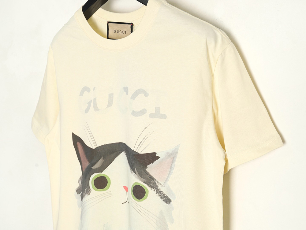 G*u*i funny cartoon print short sleeves tsk5