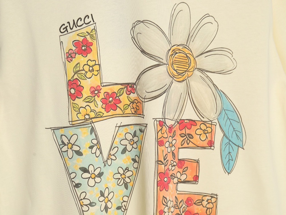 G*u*i funny cartoon print short sleeves tsk6