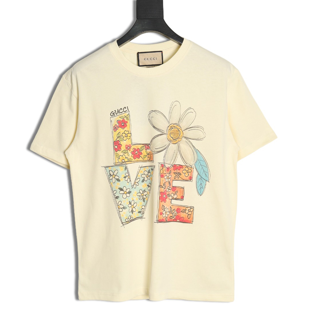 G*u*i funny cartoon print short sleeves tsk6
