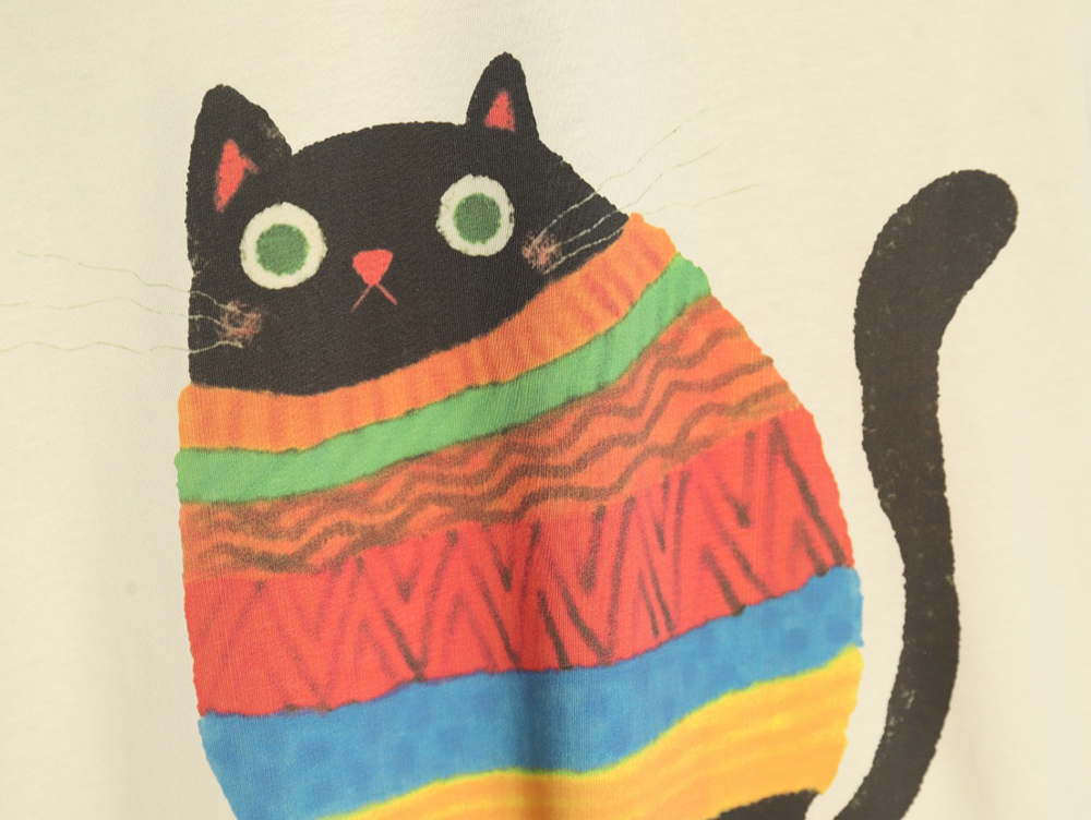 G*u*i funny cartoon print short sleeves tsk7