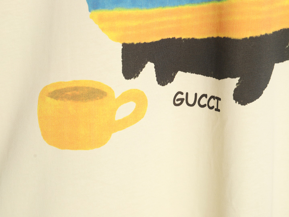 G*u*i funny cartoon print short sleeves tsk7