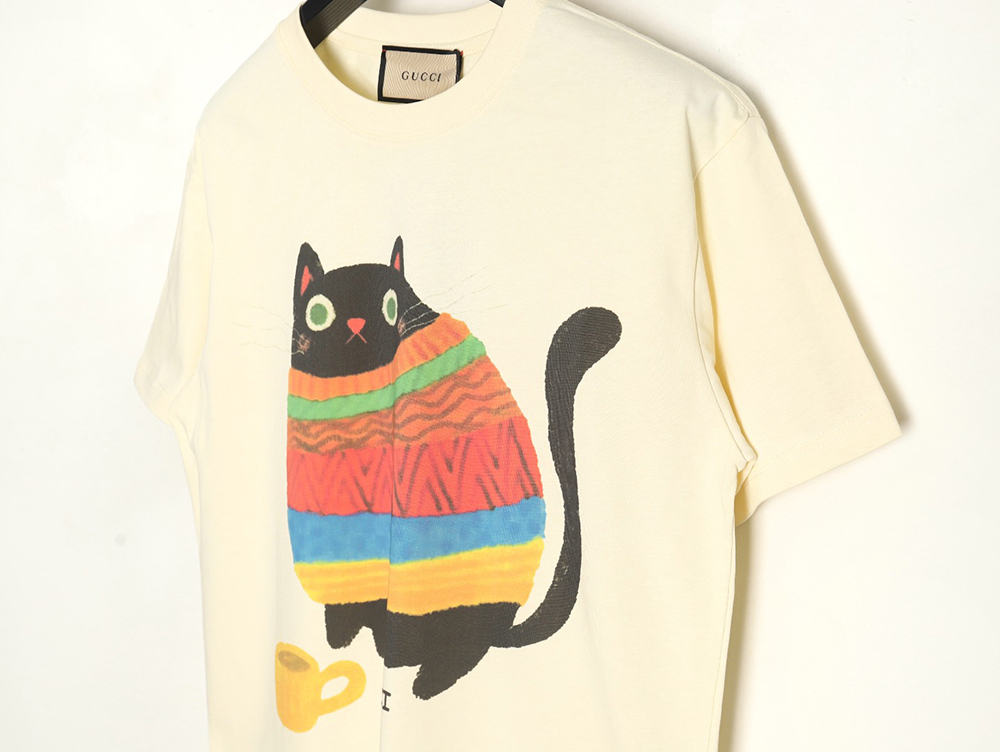 G*u*i funny cartoon print short sleeves tsk7