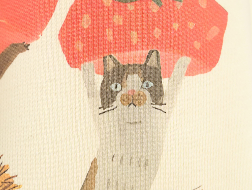 G*u*i funny cartoon print short sleeves tsk8