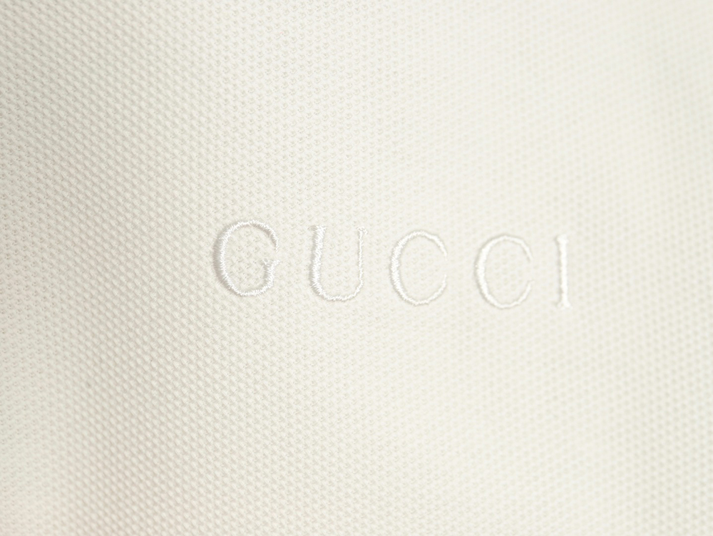 G*u*i webbing splicing short-sleeved polo shirt