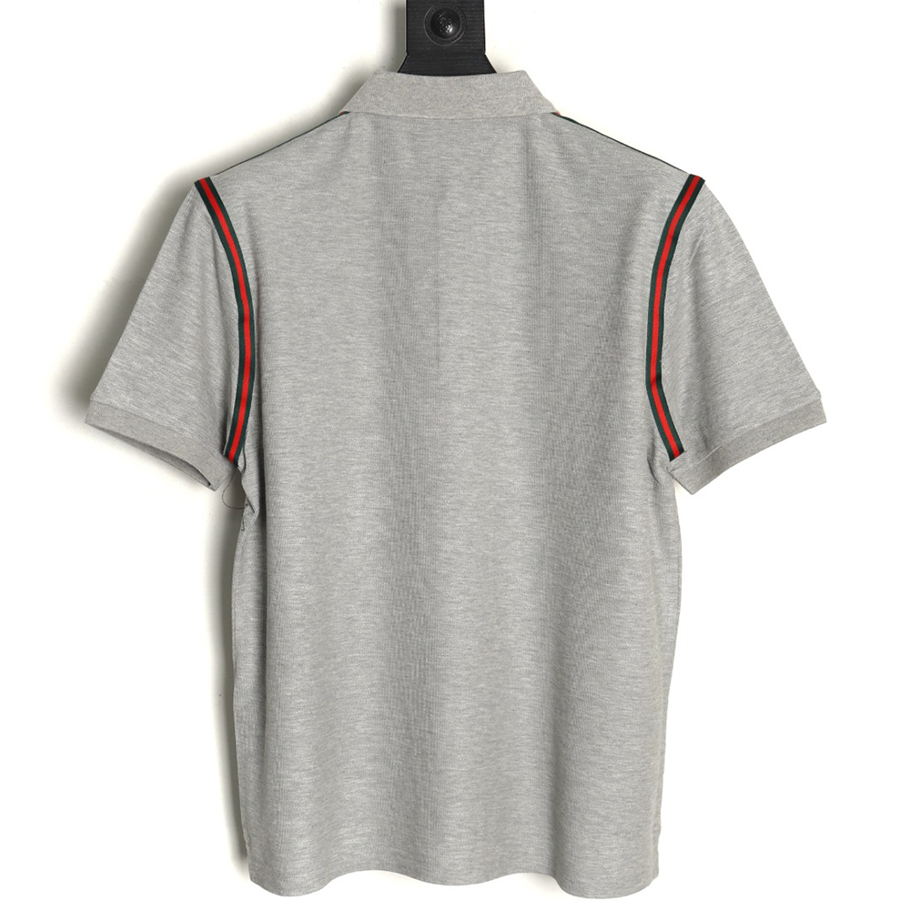 G*u*i webbing splicing short-sleeved polo shirt tsk1