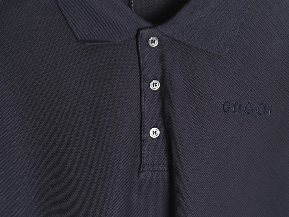 G*u*i webbing splicing short-sleeved polo shirt tsk2