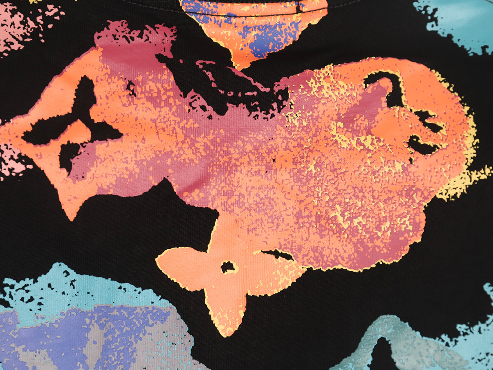 l0*is V*t0n ink-dyed monogram print short-sleeves tsk1