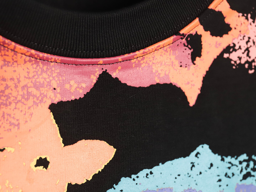 l0*is V*t0n ink-dyed monogram print short-sleeves tsk1