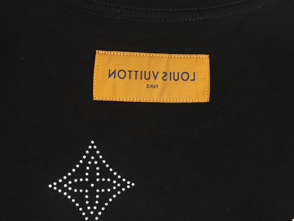 l0*is v*t0n laminating lettering hot Di*m*nd short sleeves tsk1