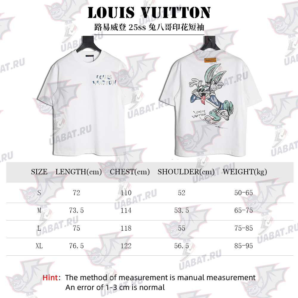 l0*is V*t0n bugs bunny print short-sleeve