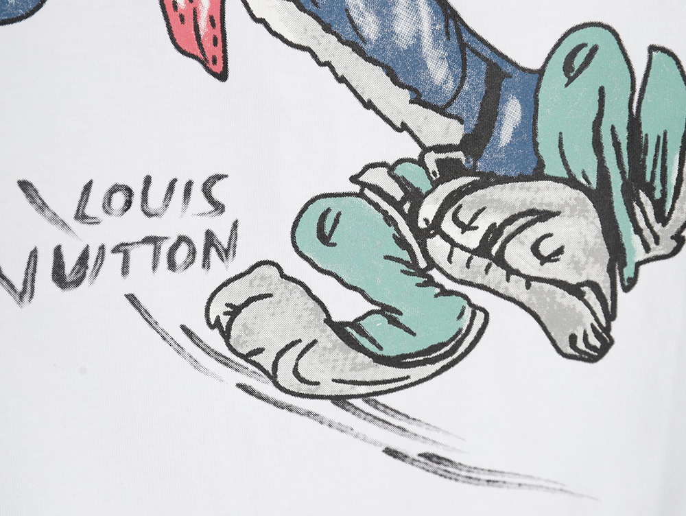 l0*is V*t0n bugs bunny print short-sleeve