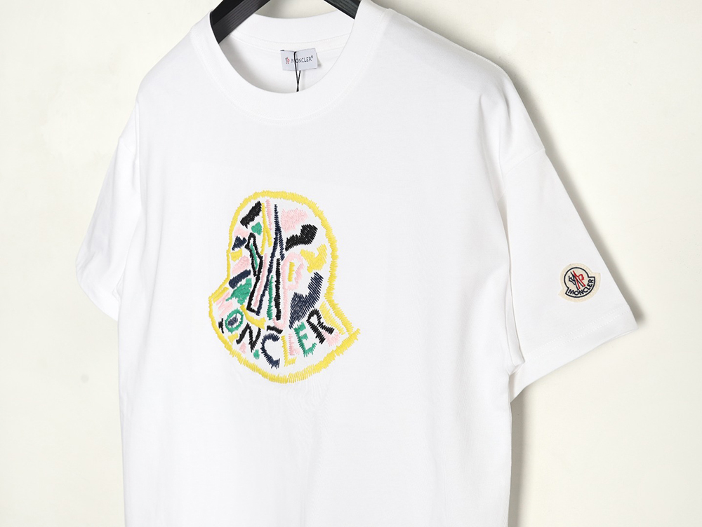 Moncler embroidered logo short sleeve