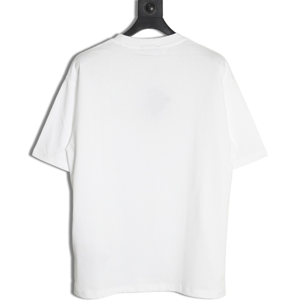 Pra*a overlapping embroidered triangle logo short sleeve