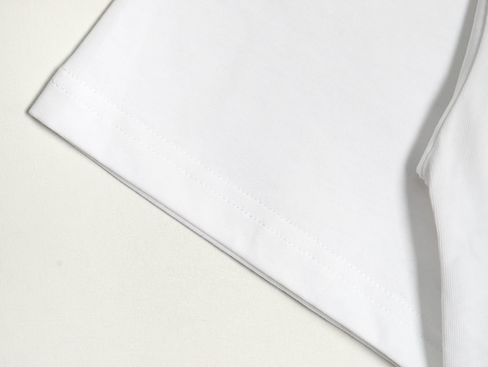 Pra*a overlapping embroidered triangle logo short sleeve