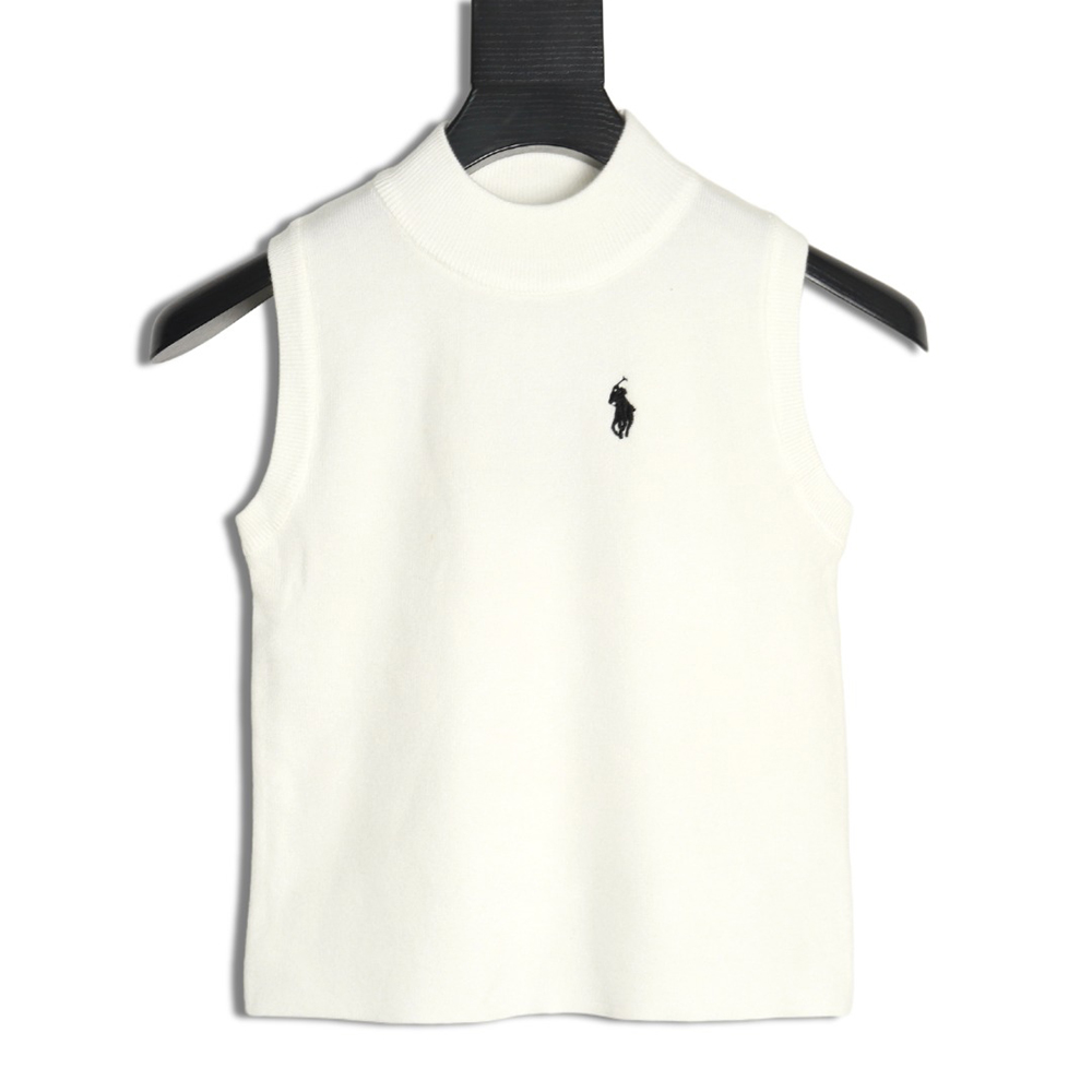 Ralph Lauren Women''s Embroidered Logo Knit Vest