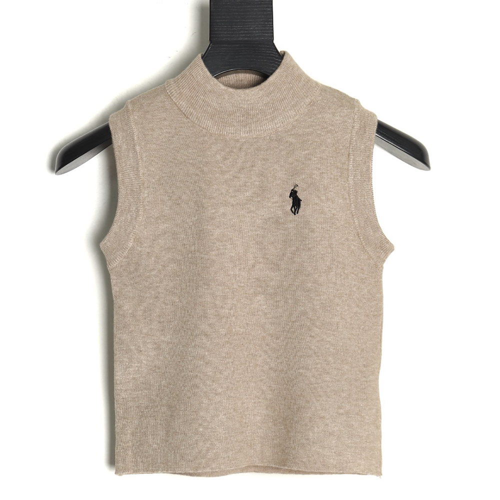 Ralph Lauren Women''s Embroidered Logo Knit Vest TSK1