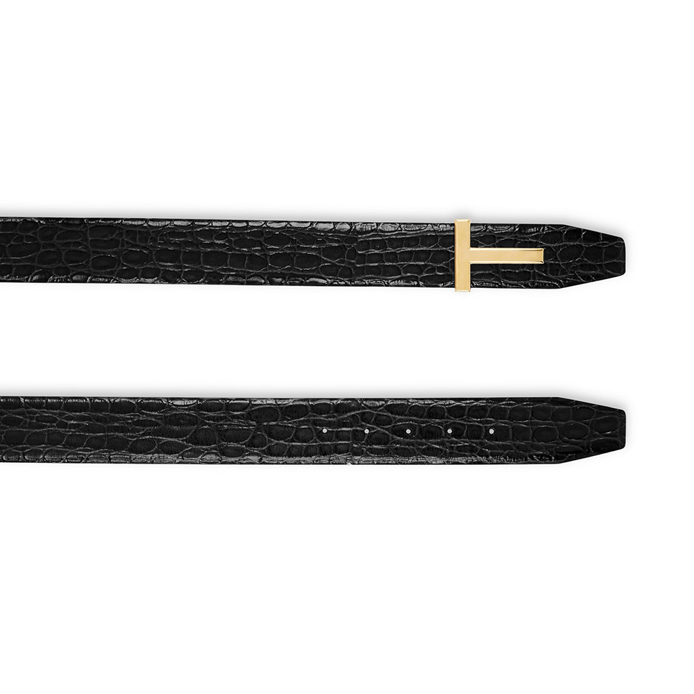 Tom Ford Crocodile T Icon Belts TB178T