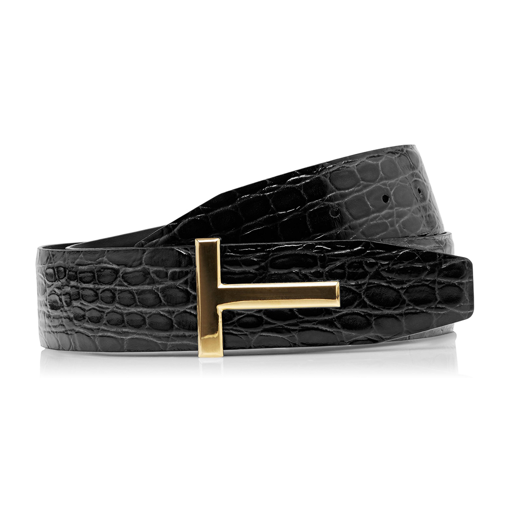 Tom Ford Crocodile T Icon Belts TB178T