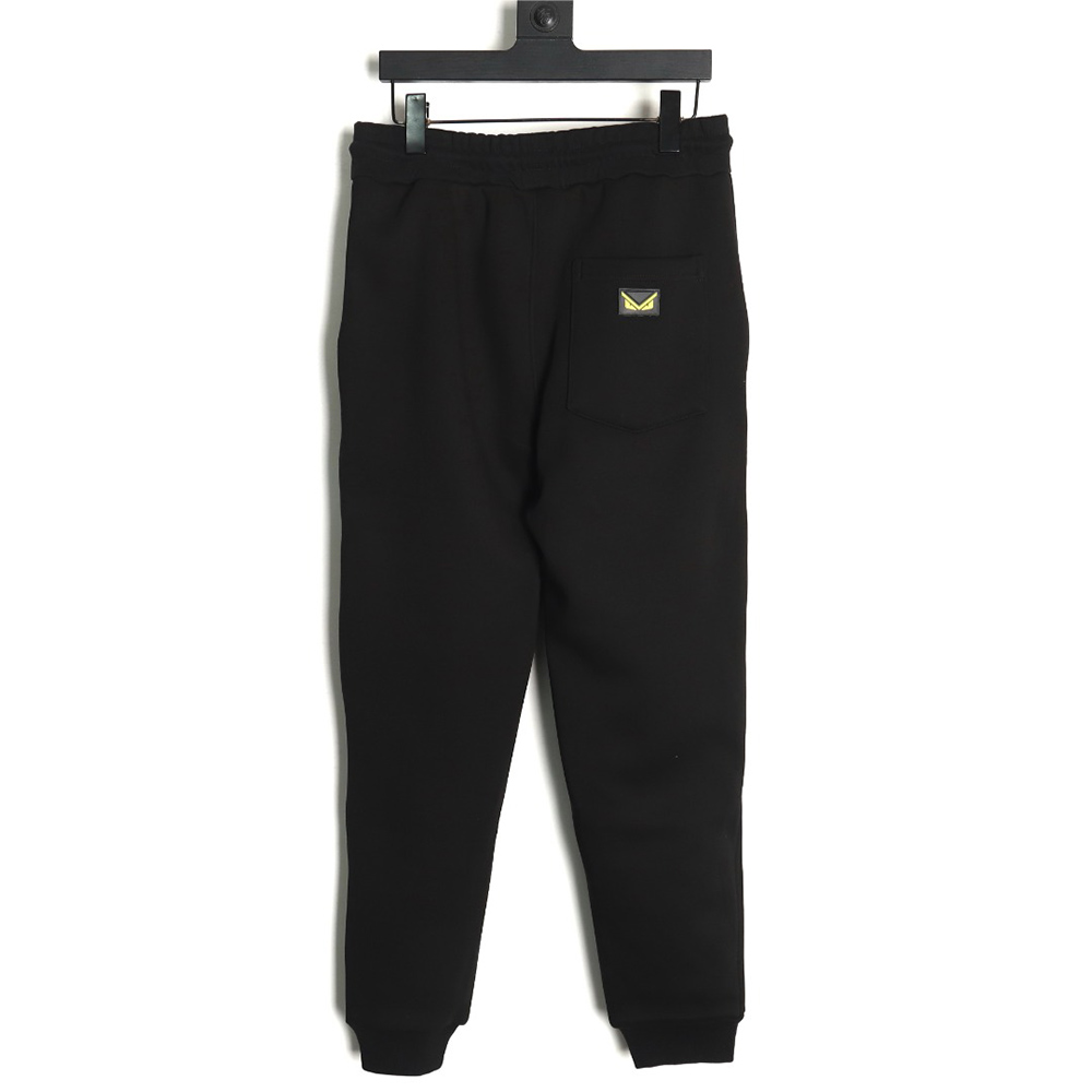 F**di toothbrush embroidered eyes monster plush trousers