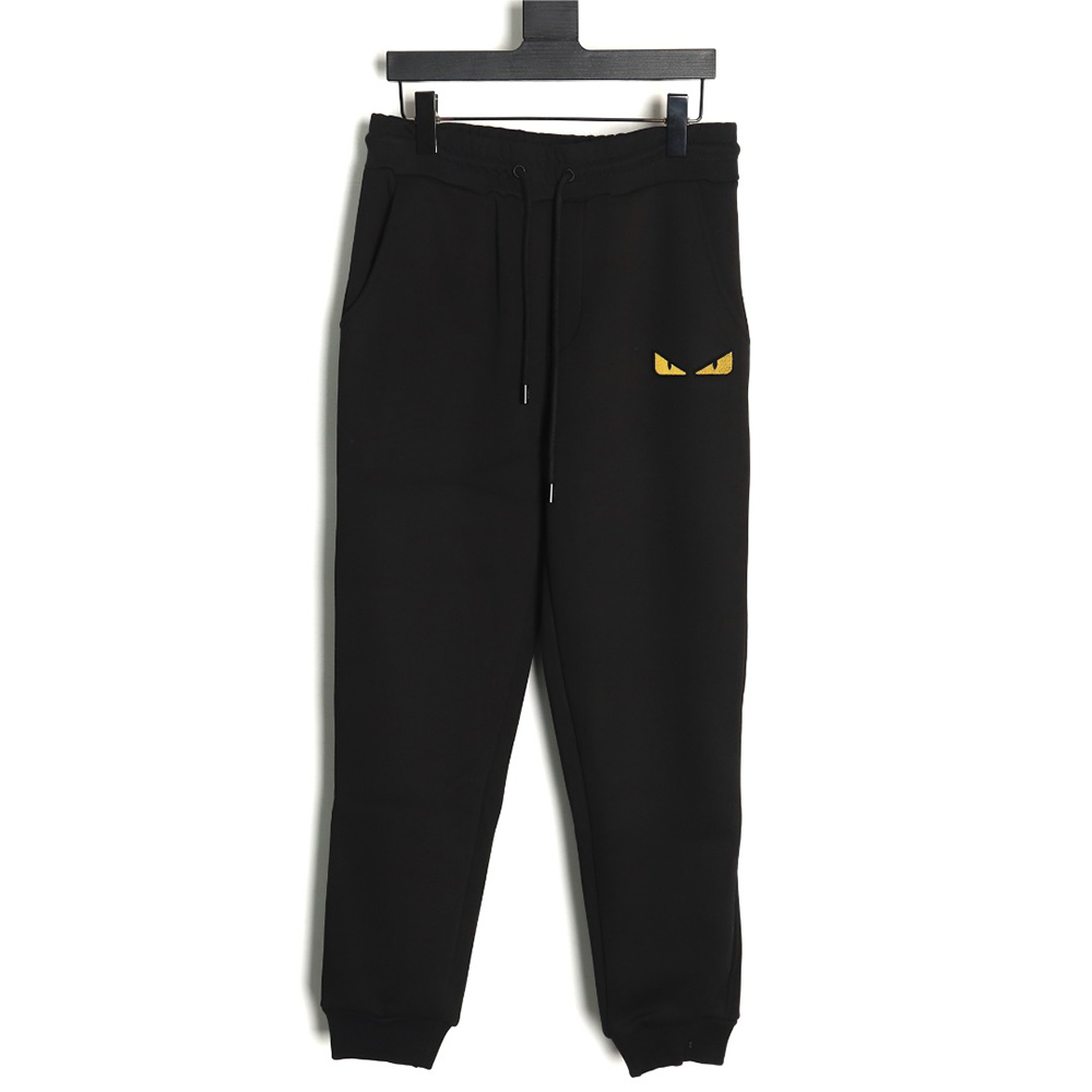 F**di toothbrush embroidered eyes monster plush trousers