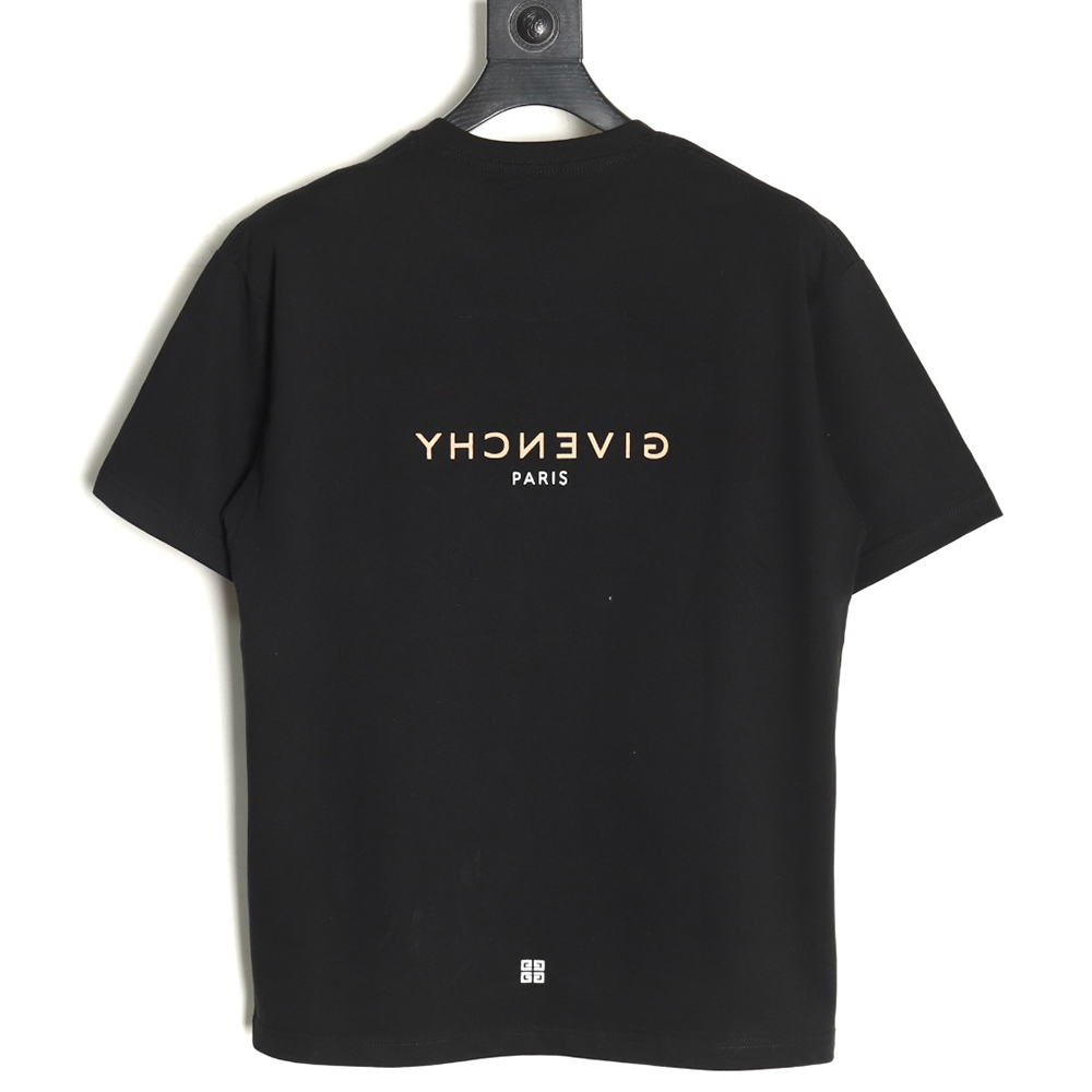 Givenchy reverse lettering print short sleeve T-shirt