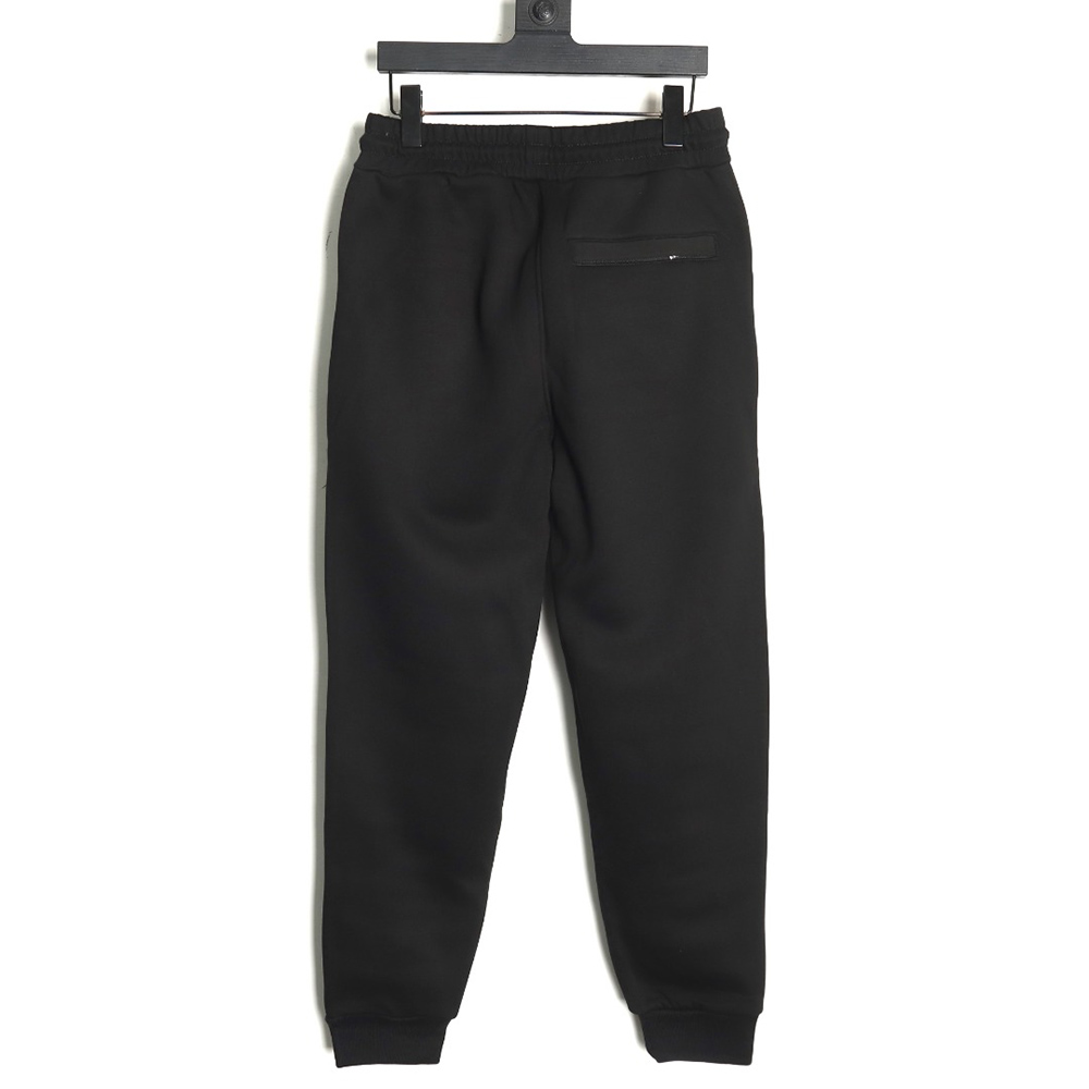 L0ew* obscure logo embossed fleece trousers