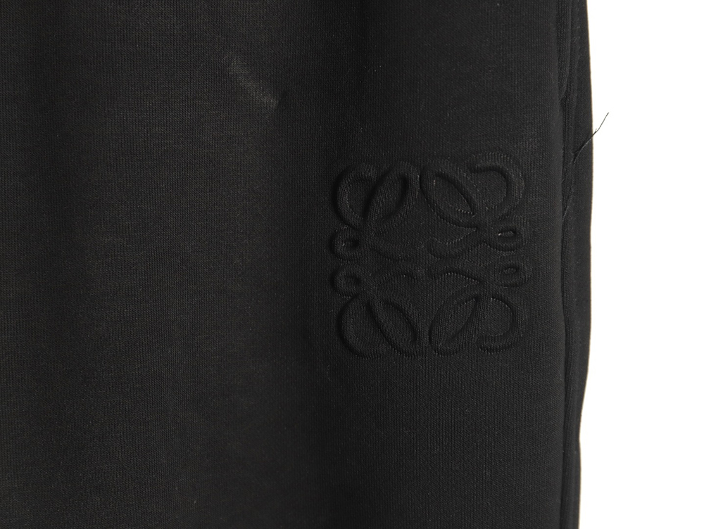 L0ew* obscure logo embossed fleece trousers