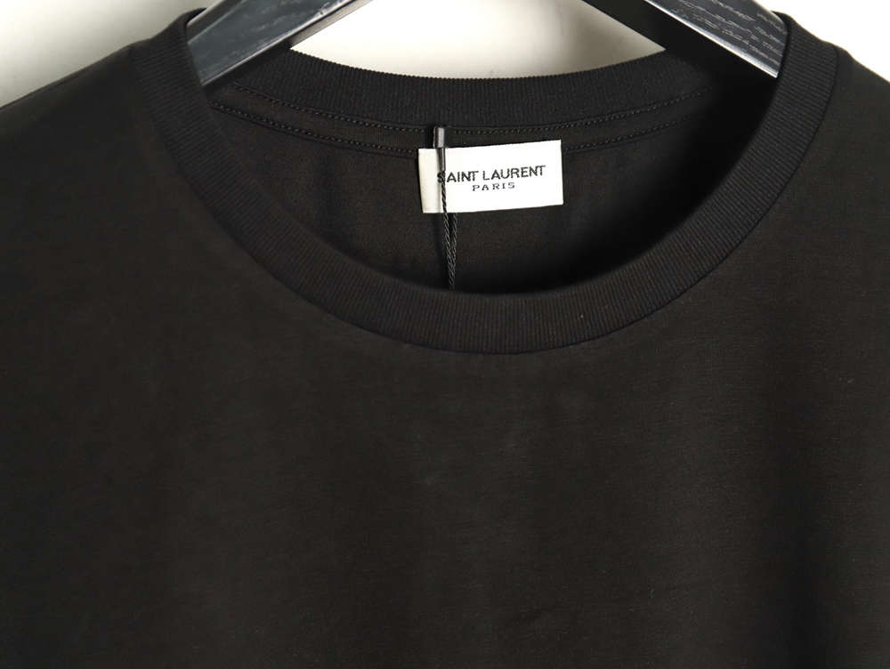 Sa**t Lau*nt chest logo embroidery short sleeves