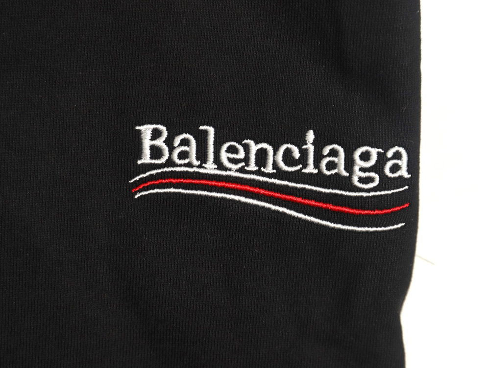 Ba*len*cia*ga embroidered coke shorts