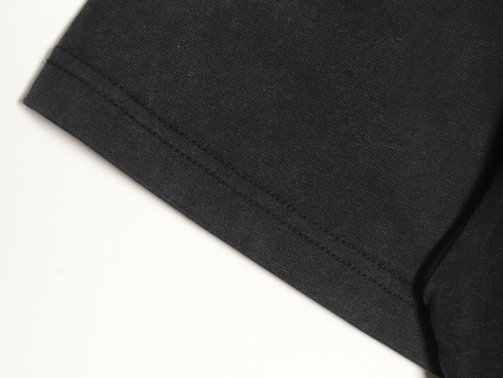 Ba*len*cia*ga wheat crown logo color printing short sleeve