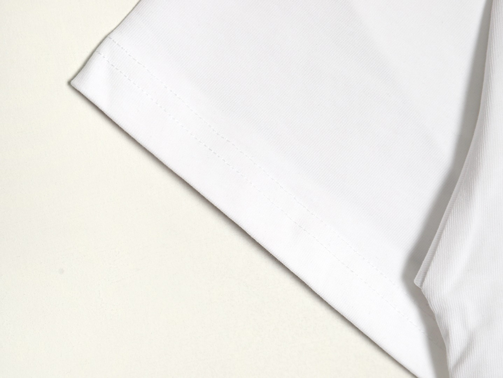 Ba*len*cia*ga obscure lock letter embroidered short-sleeved t-shirt