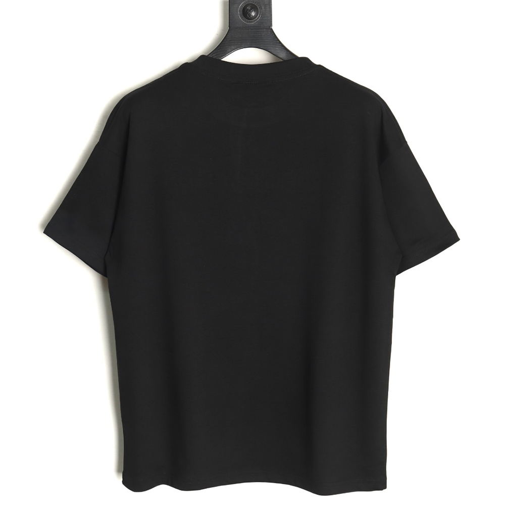 Ba*len*cia*ga obscure lock letter embroidered short-sleeved t-shirt tsk1